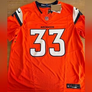 NFL Broncos Orange Jersey